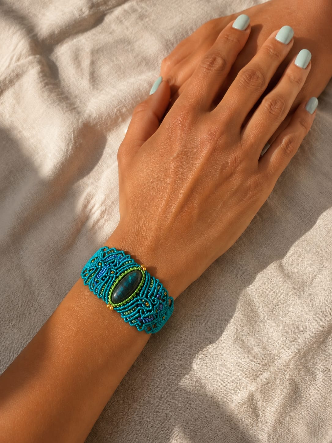 Micro Macrame Set 03 — Model Wearing