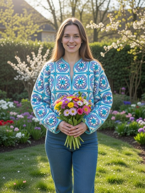 Bouquet Of Billable Hours — Design Motif Jacket