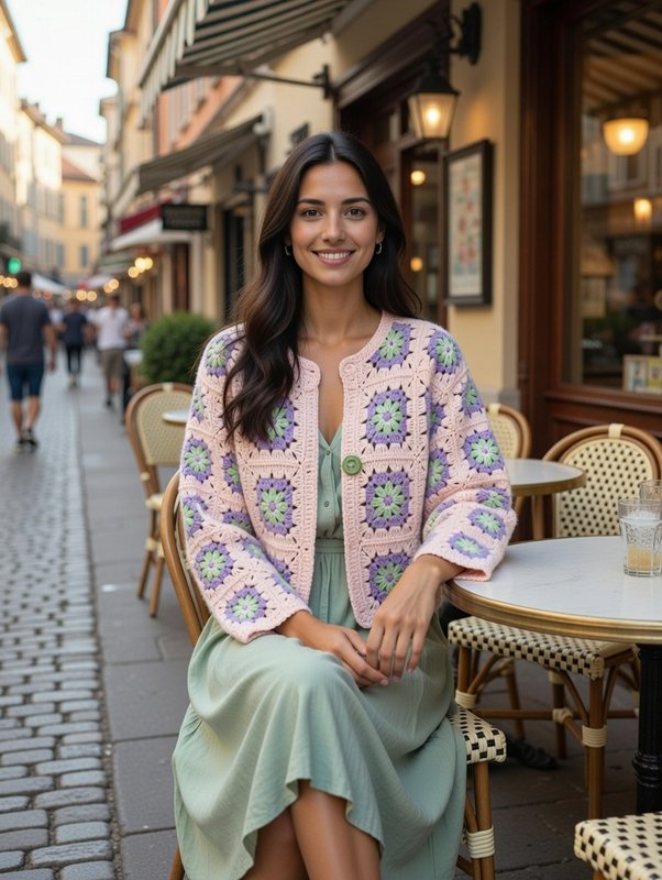 Latte and Lost Time — Design Motif Jacket