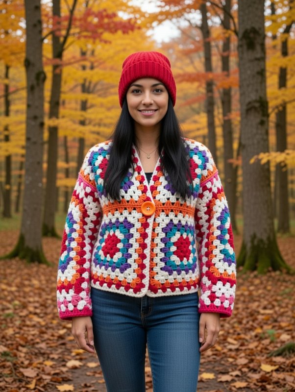 Harvest Of Heartbreak — Granny Square Cardigan
