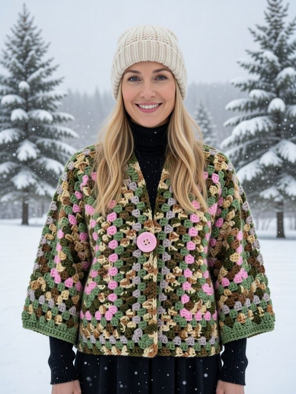 Snowflake and Swear Words — Hexagonal Granny Square