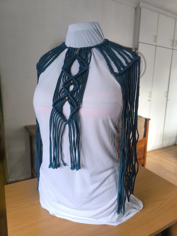 Teal the Deal Breaker — Macramé