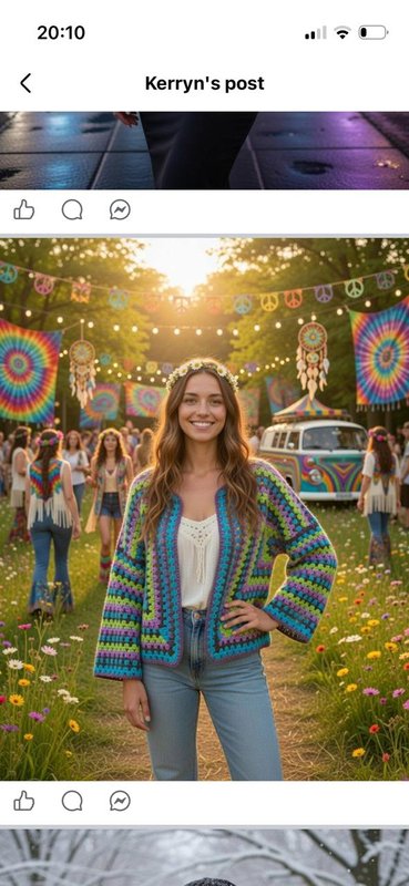 Crochet Cardigan — Festival Style